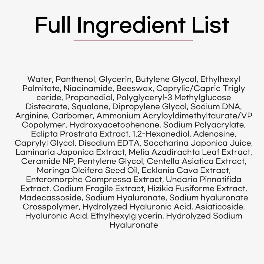 daymellow PDRN Panthenol Calming Barrier Cream 2.70 fl. oz / 5,000ppm Salmon DNA PDRN & 100,000ppm Panthenol, Niacinamide, Hydrating Moisturizer for Glowing Skin, Firming, Repairing & Revitalizing - Image 7