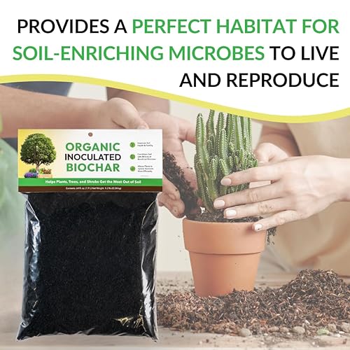 Miniatura 5 de Biochar orgánico inoculado ayuda a las plantas y árboles a sacar el máximo provecho del suelo  Permite que las plantas absorban nutrientes de manera