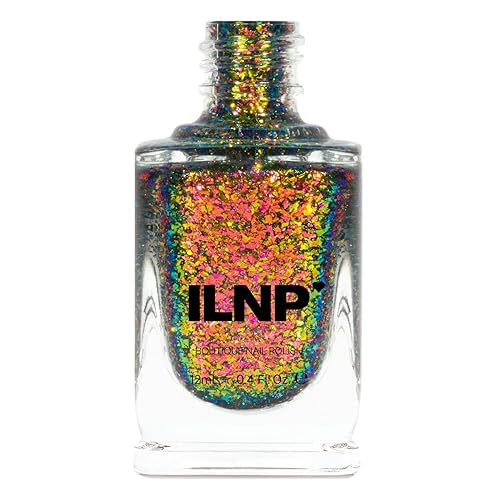 Miniatura 1635 de ILNP Madison Ave Esmalte de uñas holográfico metálico rosa antiguo