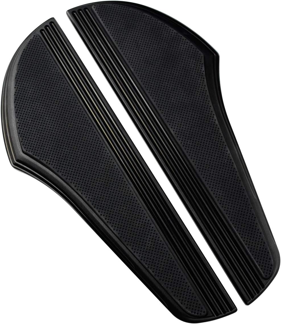 XMT-MOTO Front Driver Footboard Floorboard Fit For Harley Street Glide 2009-2025 Black Gold