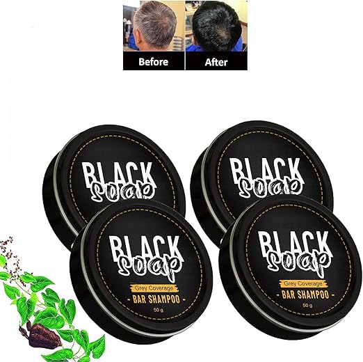 Natural Grey Hair Removal Soap, Soapcover, Gray Hair Coverage Soap