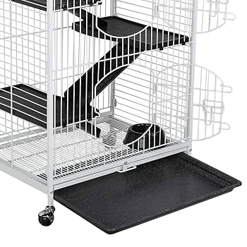 Amazon.com : Yaheetech 52-inch Rat Cage Multi Level Rolling