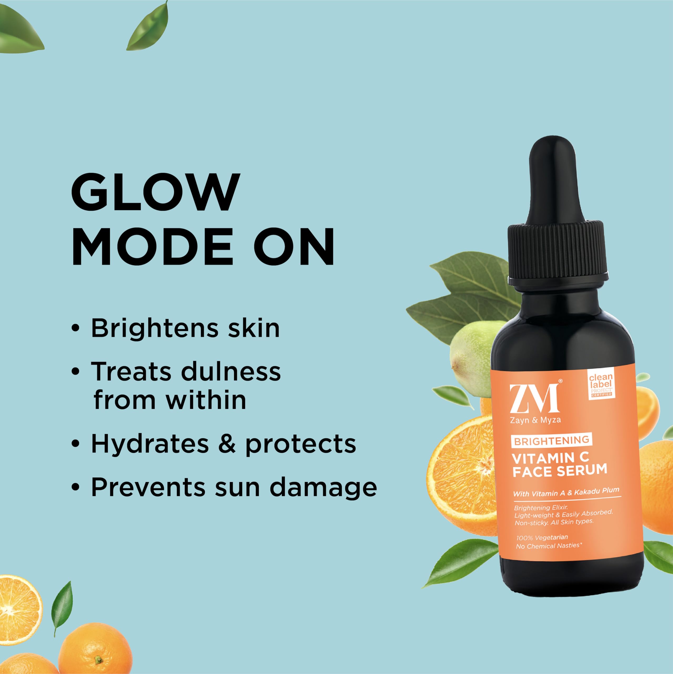 ZM Zayn & Myza Vitamin C Skin Care Combo Foam Cleanser, 100ml +