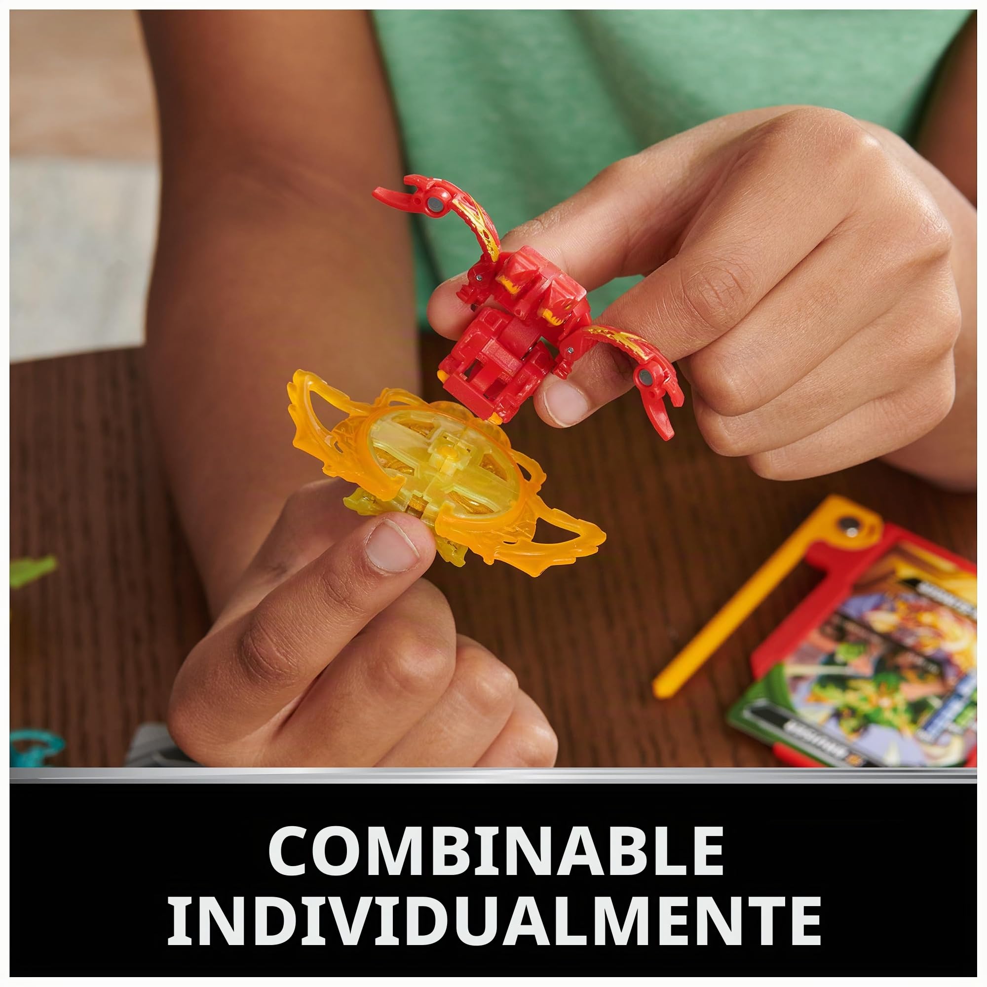 Bakugan Starter 3-Pack, Special Attack Dragonoid, Titanium Hammerhead, Butterclaw, figuras de acción giratorias y personalizables, cartas de intercambio, juguetes para niños y niñas a partir de 6 años