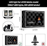 Vista 36 de Vaodest Luz LED para Lego 76422 Diagon Alley: Weasleys' Wizard Wheezes Set, diseño y configuración compatible con el modelo 76422