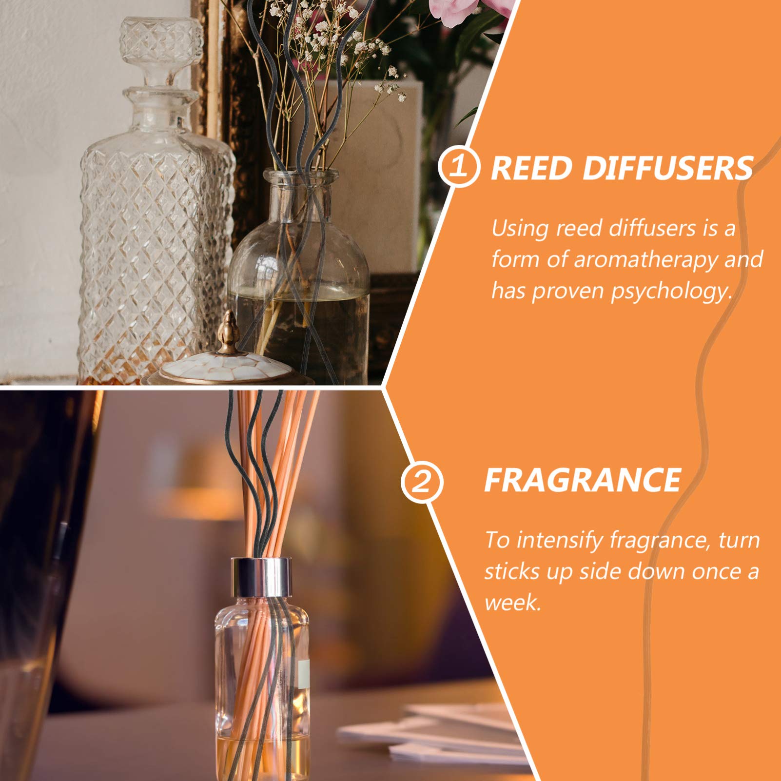 40 Stück Rattan Duftstäbchen - Natürliche Aromatherapie Für Zuhause & Büro