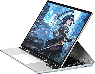 ZWYING 4 in 1 Laptop【Win 11 Pro/2019 Office】 14 inches Full HD Touch Screen Laptop High-Speed Celeron N5105 DDR4 16GB 960GB SSD Studio Laptop Color Backlight Keyboard/Type-C(SSD:960GB)