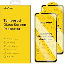 Ulefone 2-Pack Screen Protector Rugking 5 Pro, Shatterproof Tempered Glass [9H Hardness] [99.99% HD Clear] [Anti Fingerprint] Perfect Fit Rugking 5 Pro