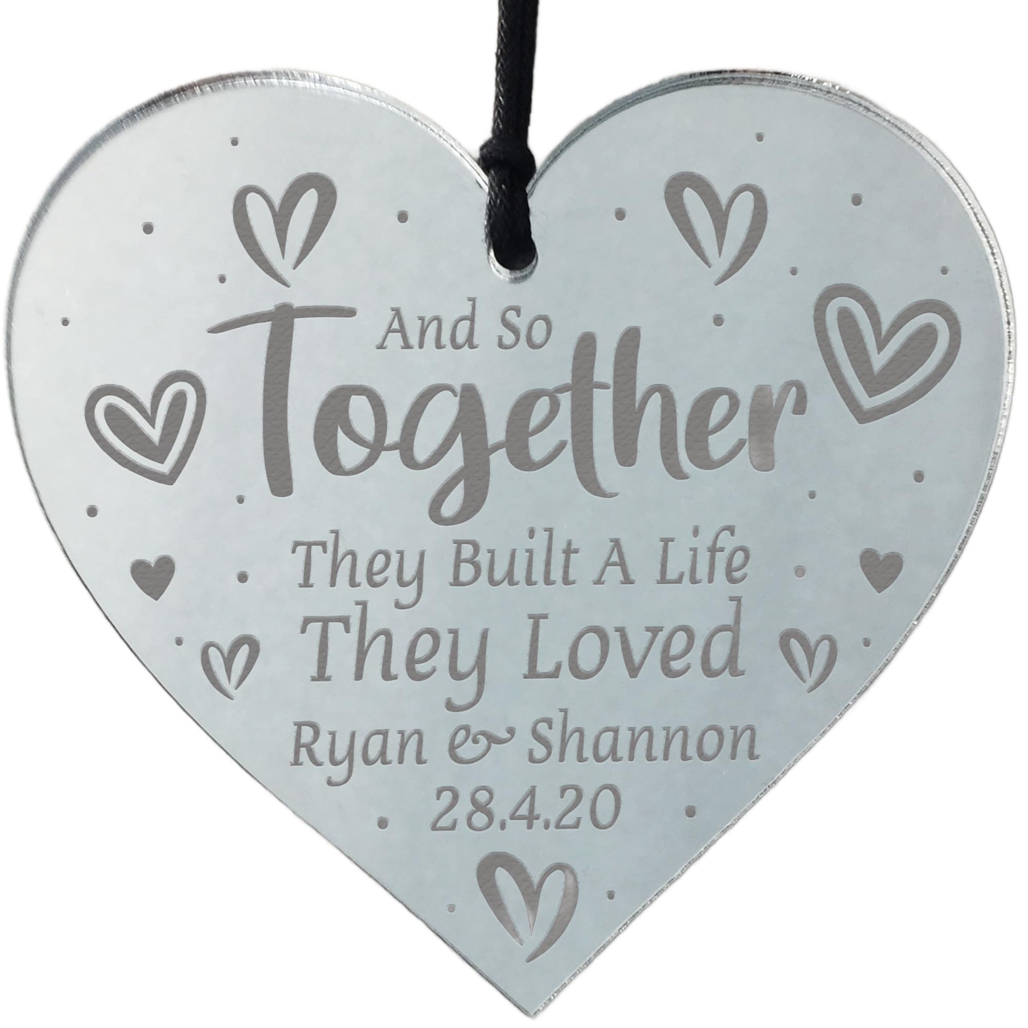RED OCEAN For Him Her Valentines Birthday Husband Wife Personalised Heart