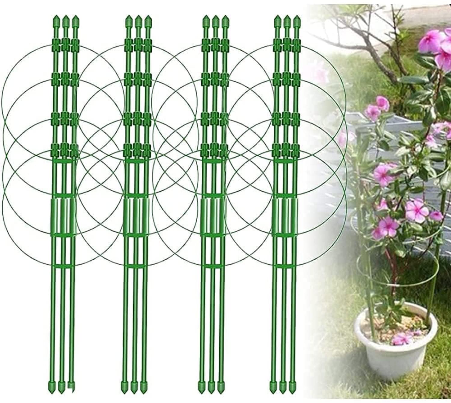 Garden Art Obelisk Trellis for Plant Support | Pack of 1 | 120 cm Tall