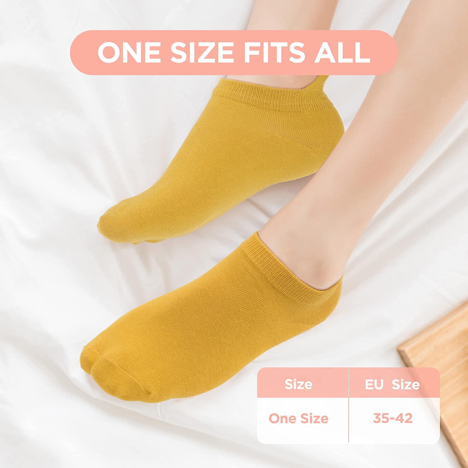 Sneaker Mädchen Socken 10 Paar Baumwolle mit hoher Dichte Komfortabel Netter Ausdruck Bestickte damen socken lustig(Zufällige Farbe), One Size