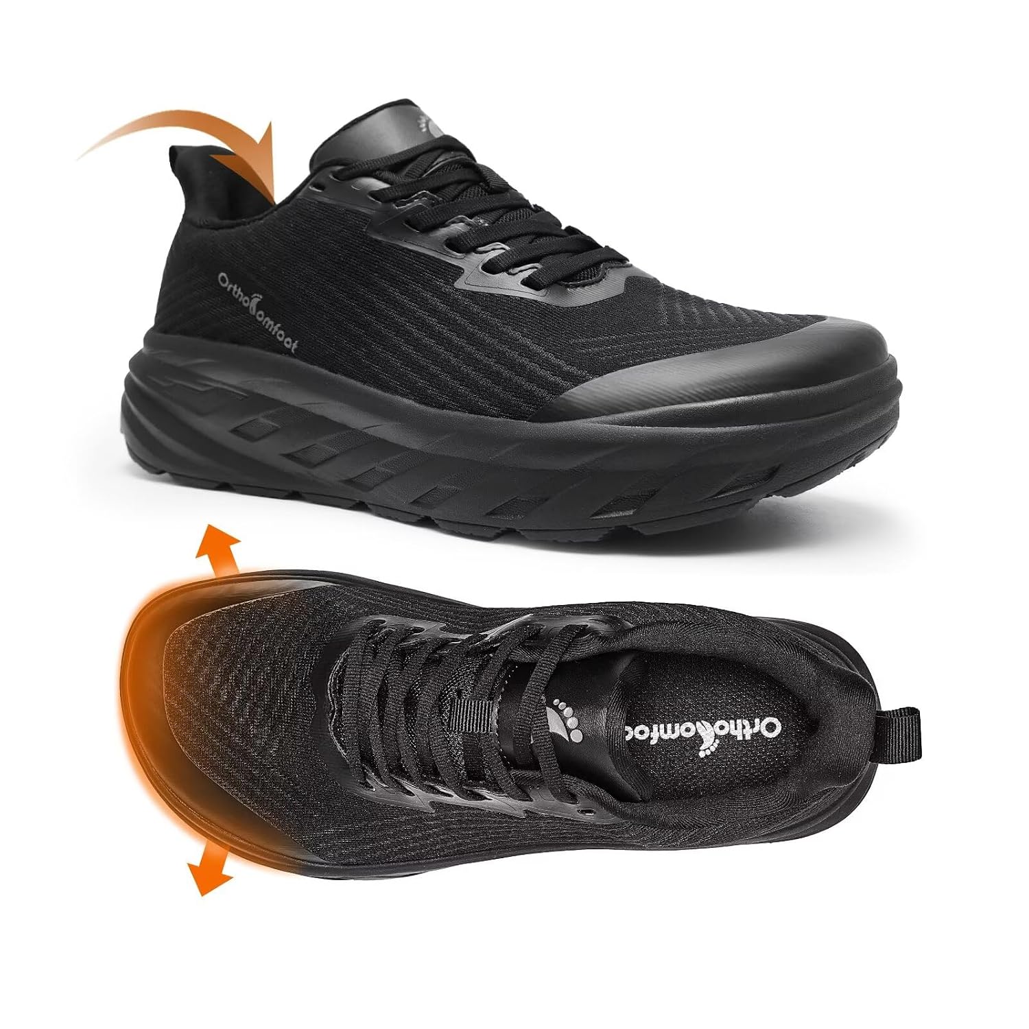 OrthoComfoot Orthopedic Diabetic Men's Wide Shoes: Comfortable Arch Support Running Sneakers, Plantar Fasciitis Wide Toe B... - Review, Price and Buying Guide
