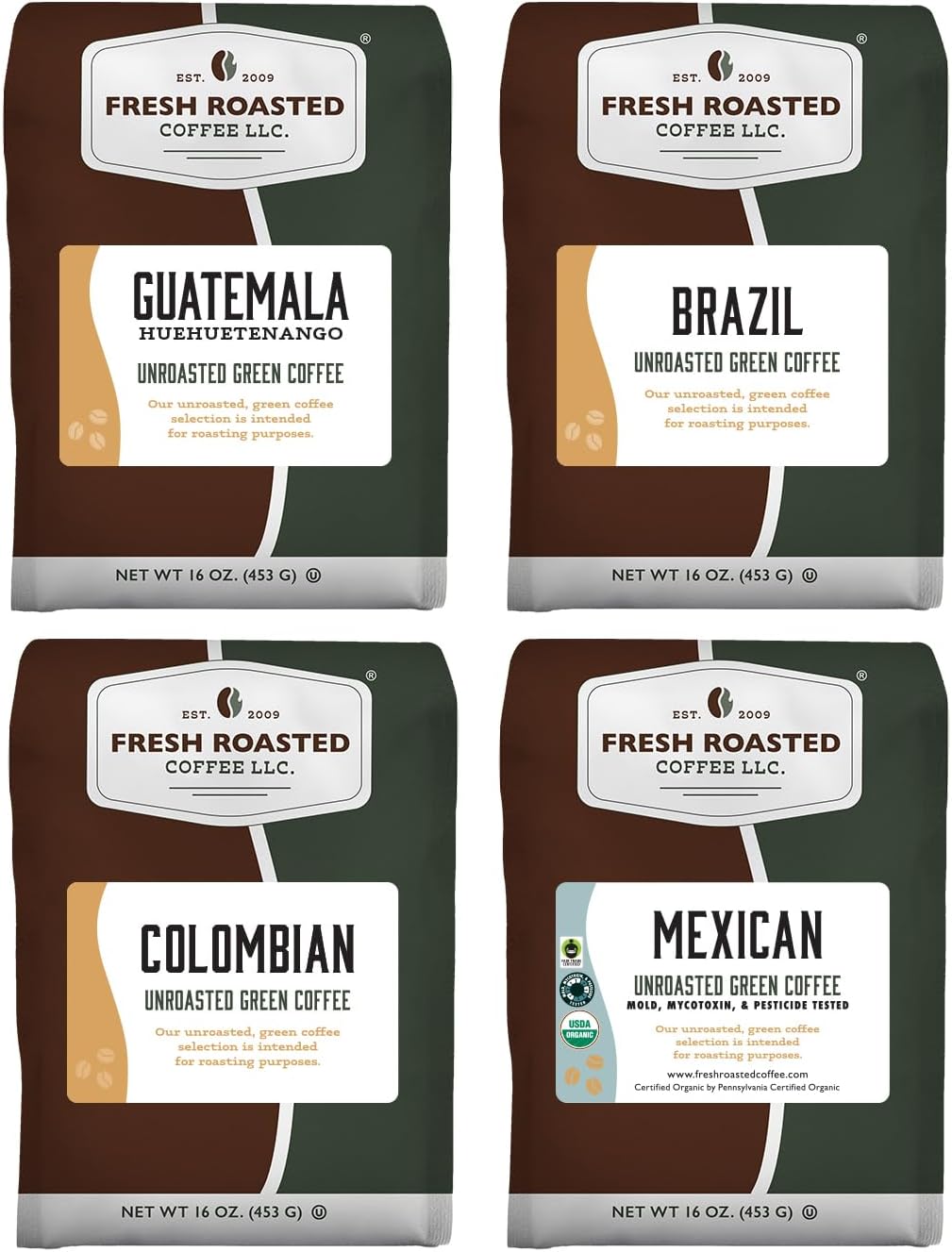 Fresh Roasted Coffee, Unroasted Americas Home Roasting Starter Kit, Kosher