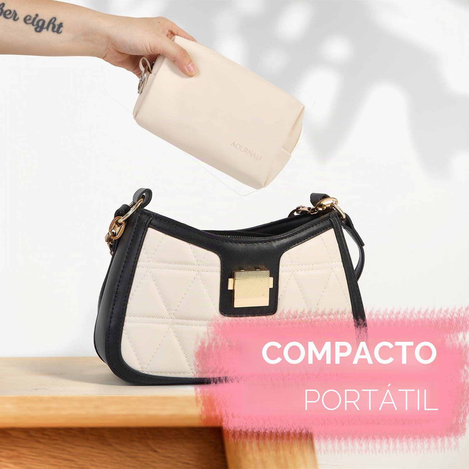 AOLRNALI Kit de emergencia nupcial para el día de la boda, juego de supervivencia esencial para la novia del equipo, kit de viaje imprescindible de más de 30 elementos esenciales con bolsa de