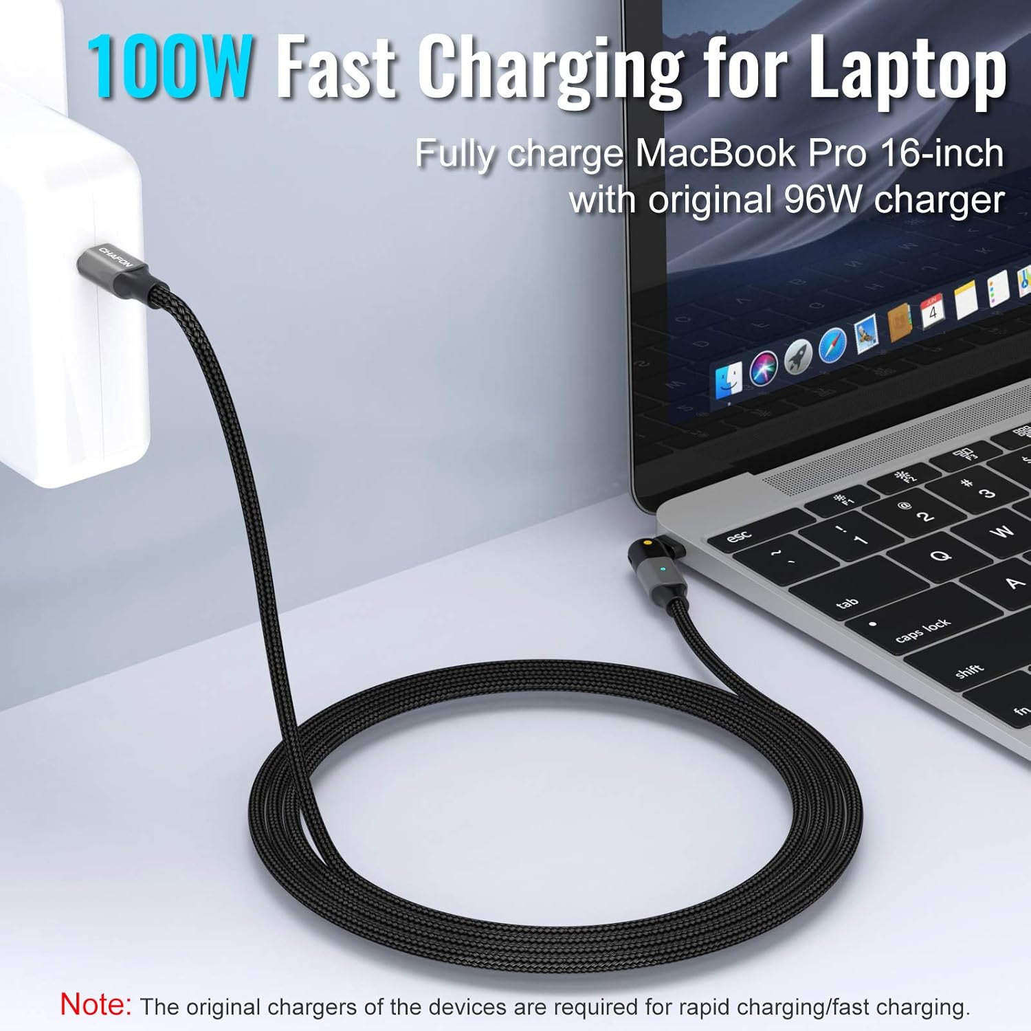 50% оƒƒ Dіѕсоunt USB C to USB C 100W Fast Charging Cable, CHAFON 180 Degree Rotatable Type C Charger Cord Compatible with MacBook Pro 2020/2019/2018, iPad Pro 2020/2018,Galaxy S20 S9,Pixel,Switch (Black, 6.6FT) Lоwеѕt Prісе USB C to USB C 100W Fast Charging Cable, CHAFON 180 Degree Rotatable Type C Charger Cord Compatible with MacBook Pro 2020/2019/2018, iPad Pro 2020/2018,Galaxy S20 S9,Pixel,Switch (Black, 6.6FT)