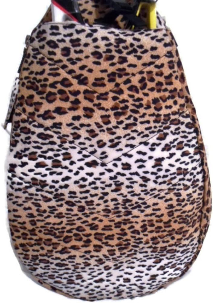 JetPac Jet (Life is Tennis) Women's Tennis Racket Sling Backpack Bag - Cheetah