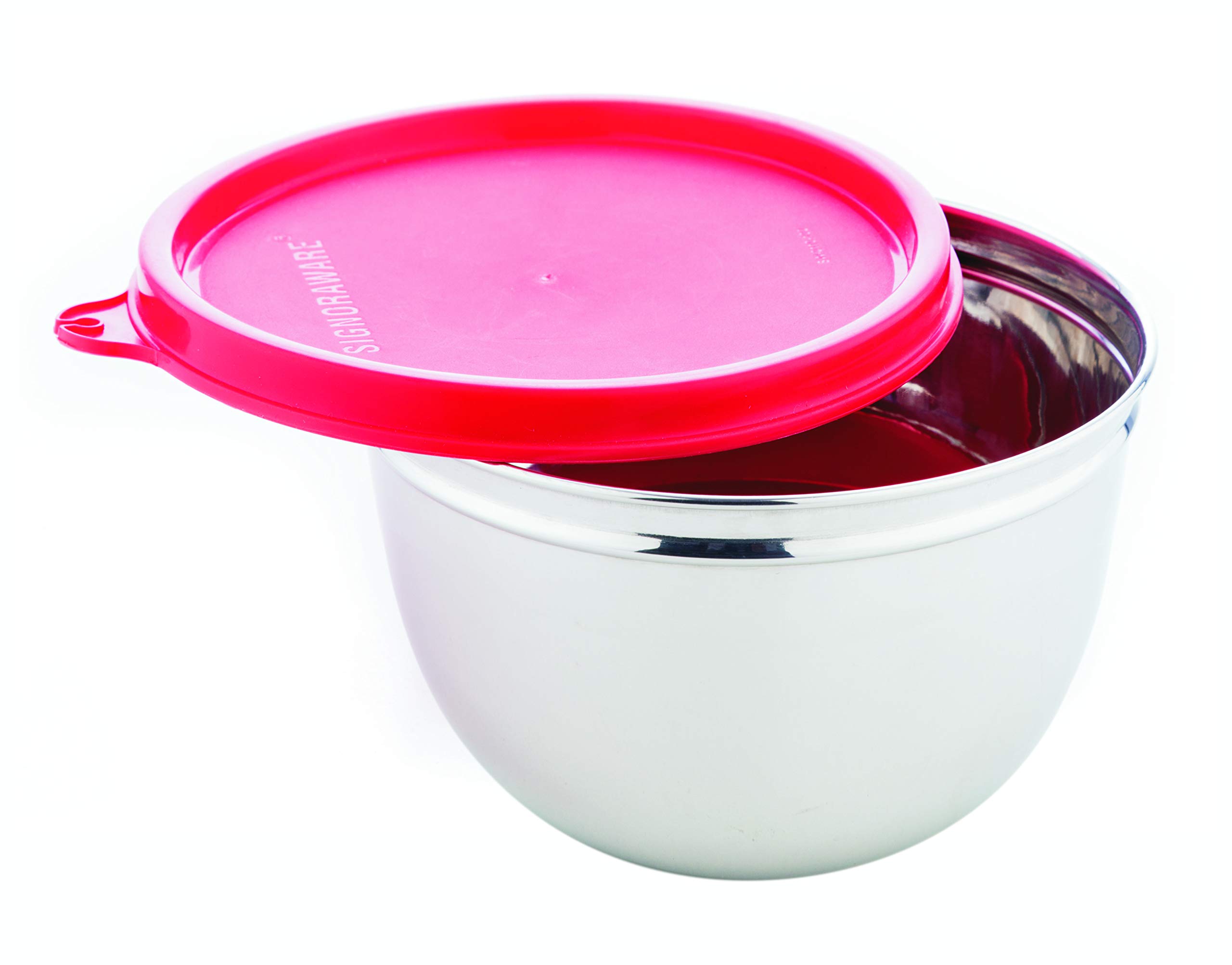 Signoraware 2000ml Stainless Steel Bowls - Airtight & Microwave Safe -19