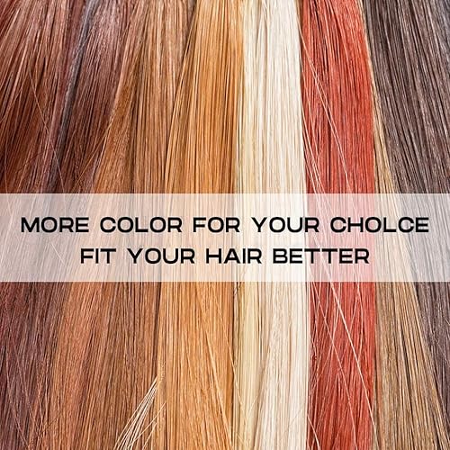 Miniatura 10 de SEIKEA Extensión de cola de caballo con clip, cabello sintético largo y lacio, para mujer, 35 pulgadas, color negro y marrón