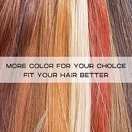 SEIKEA Clip in Ponytail Extension Wrap Around Straight Hair for Women (28, Wine Red)