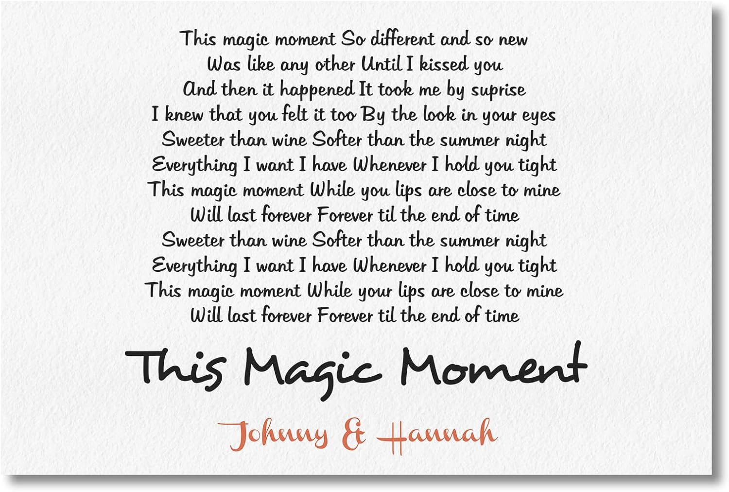 Amazon Com Personalized Song Lyrics Wall Art For Anniversary Or Valentine S Day Cuadros Personalizados Para Pared Ready To Frame Poster Print Country Music Lyrics Wall Sign For Home Decor Posters Prints