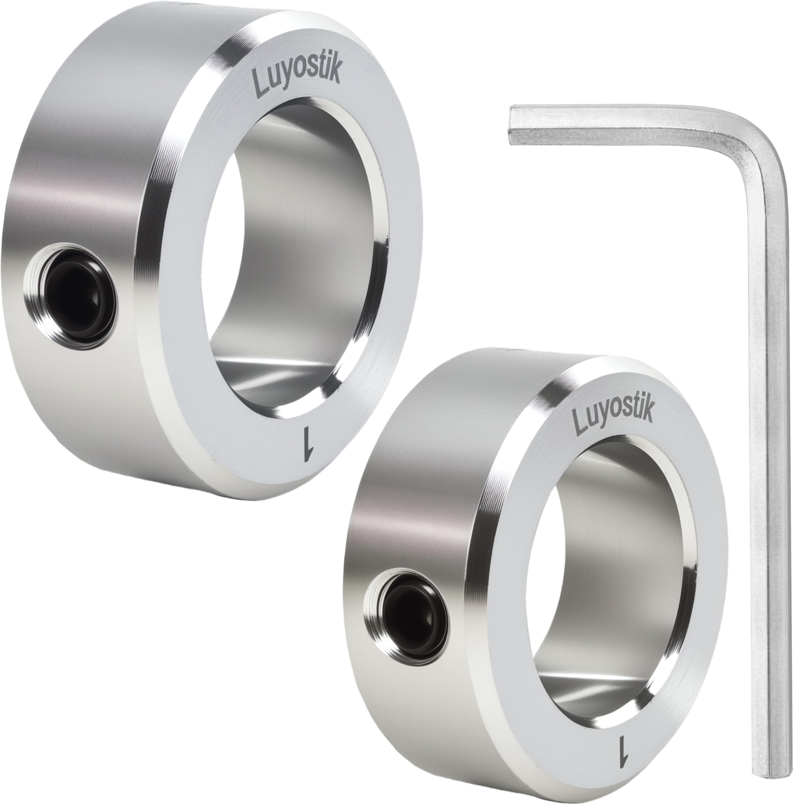 Zinc Plated Shaft Collars - 8 Pack -19 Zinc Plated Shaft Collars - 8 Pack -19