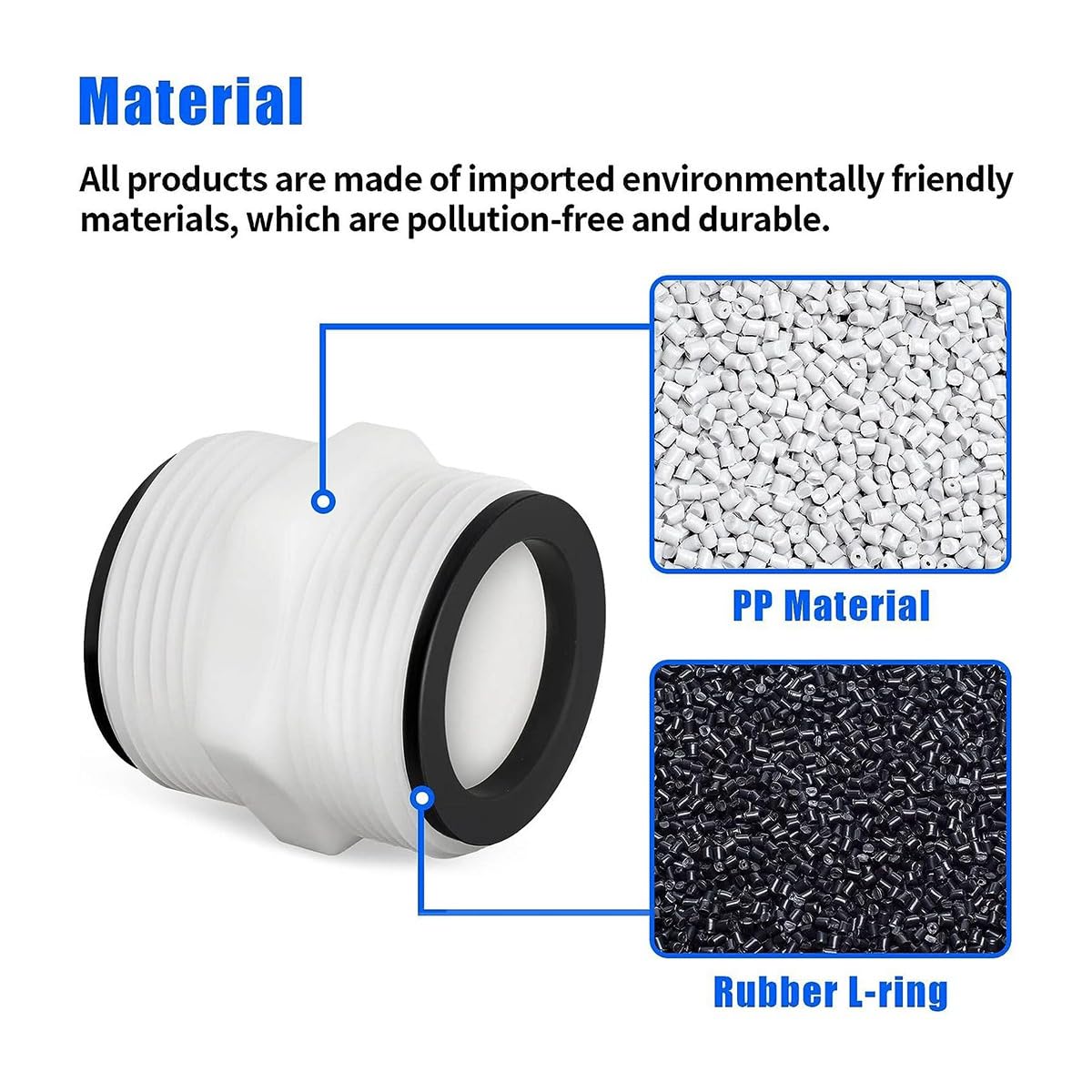 Manchon De Tuyau D'aspirateur De Piscine - Manchette De Rechange Pour Piscine - 3,8 Cm - Raccord