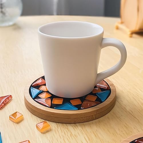 Miniatura 6 de Lechada de mosaico para manualidades  Lechada de azulejos de cristal de secado rápido, agente de calafateo listo para usar para arte de vidrio de