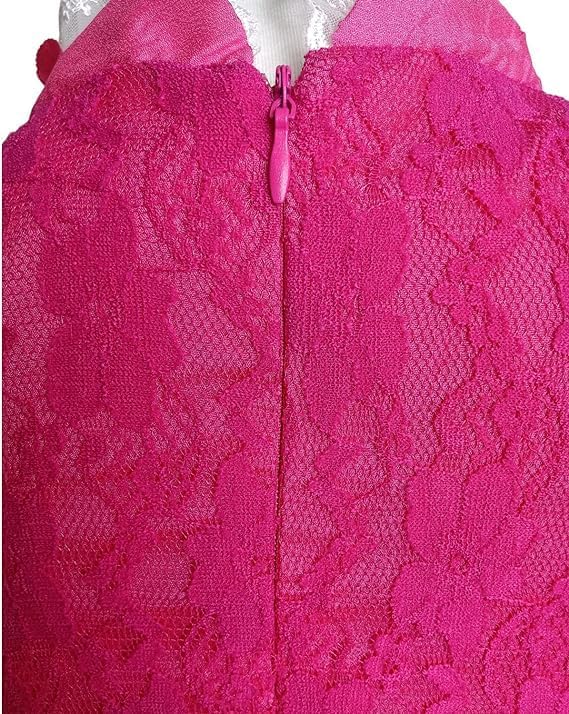 Miniatura 9 de WYB Princess Peach Costume Dress Halloween Cosplay Dress Up for 3-9 Years Girls Kids Outfits with Crown Gloves Scepter Earing