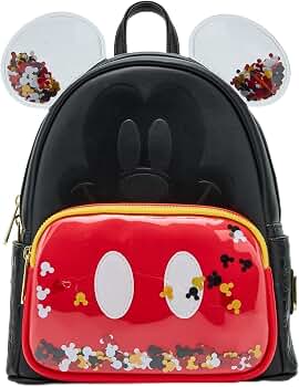 Loungefly Disney Mickey Mouse Confetti Ears Mini Backpack - BoxLunch Exclusive BLACK NONE