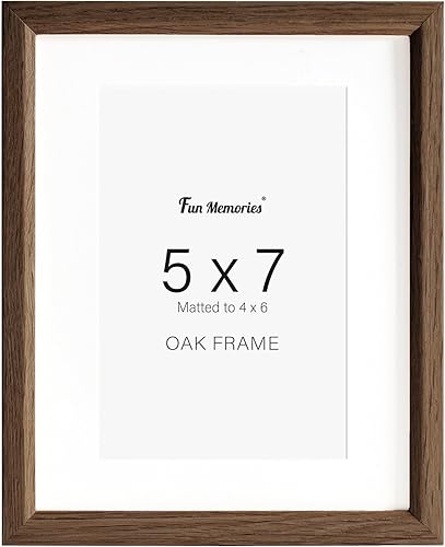 Miniatura 502 de Fun Memories Portarretratos de metal de 16 x 20 pulgadas con paspartú de 11 x 14 pulgadas, acabado de aluminio cepillado, parte delantera de vidrio
