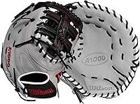 Vista 1 de WILSON 2024 A1000 1620 - Manopla de béisbol de 12.5 pulgadas, color plata/negro/rojo
