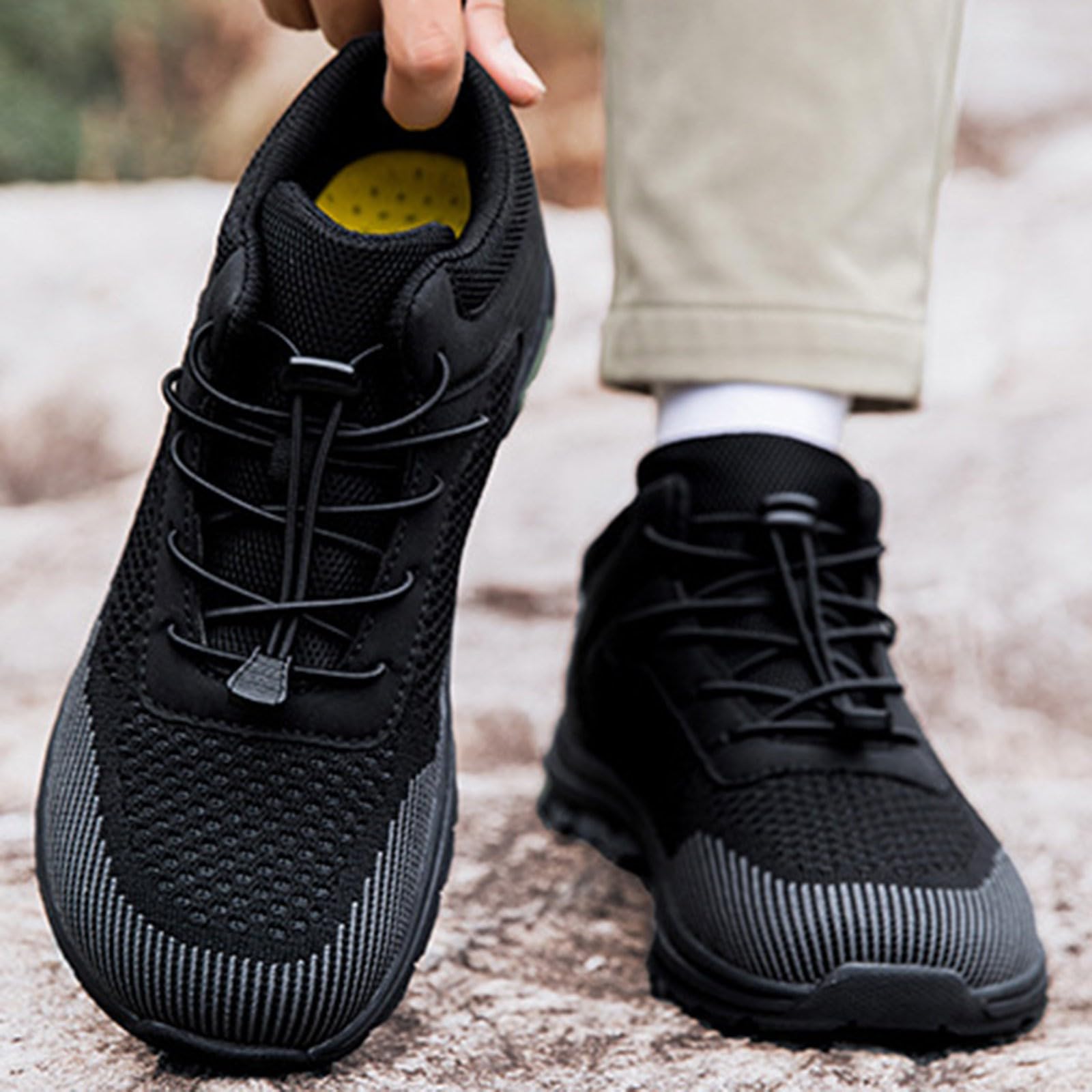 Zapatillas deportivas de malla para hombre, zapatillas ortopédicas