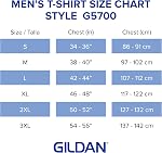 Gildan T-shirt 3/4 Raglan en coton lourd pour hommes, style G5700, 2-packT-Shirt