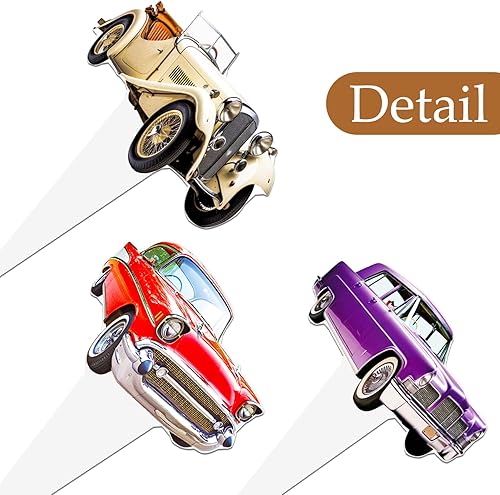 Miniatura 5 de Decoración clásica para cupcakes de cumpleaños, 48 piezas, decoración clásica para tartas de autos de los años 90, decoraciones de cumpleaños de