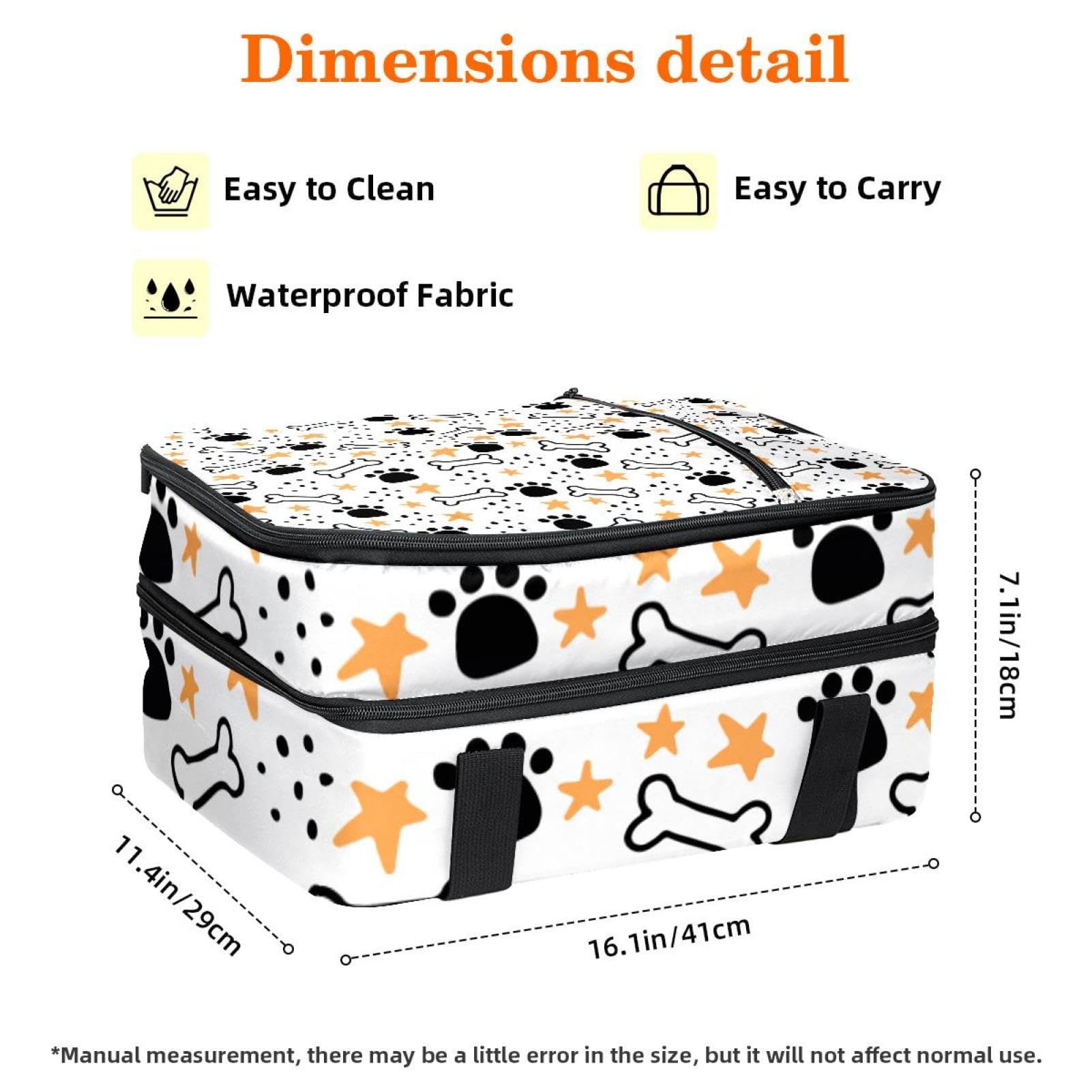 Grand sac à déjeuner isotherme pour homme et femme, double couche, étanche, étanche, réutilisable, sac fourre-tout pour le travail, l'école, le pique-nique, la plage, le camping, les voyages, motif os