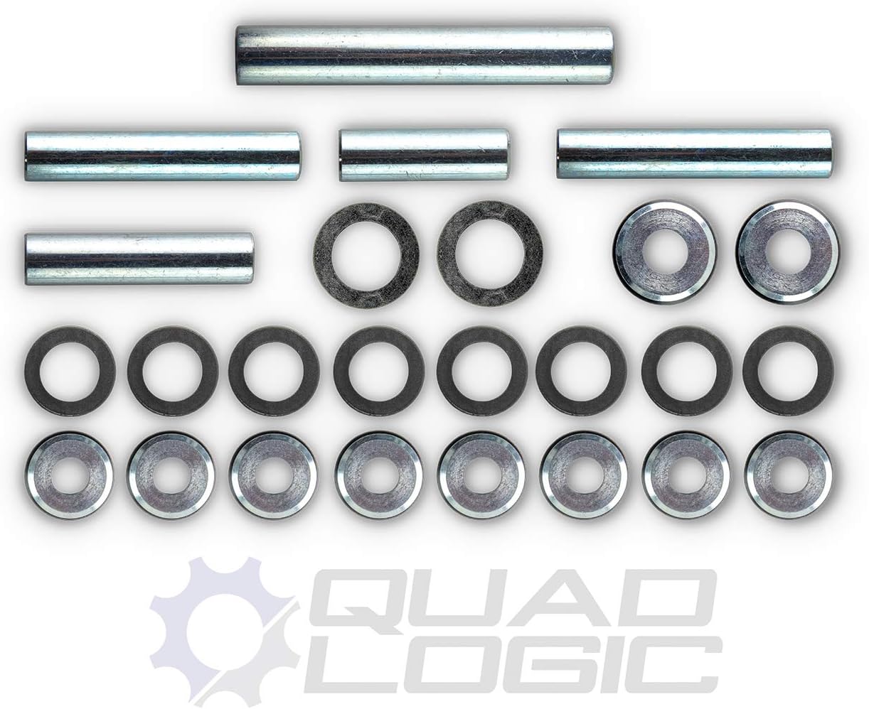 Rear A-Arm Bushing and Pivot Tube Rebuild Kit – Compatible with Polaris General 1000 (2016–2020) and RZR 900 / RZR S 1000 (2017–2020) – Replacement Suspension Hardware