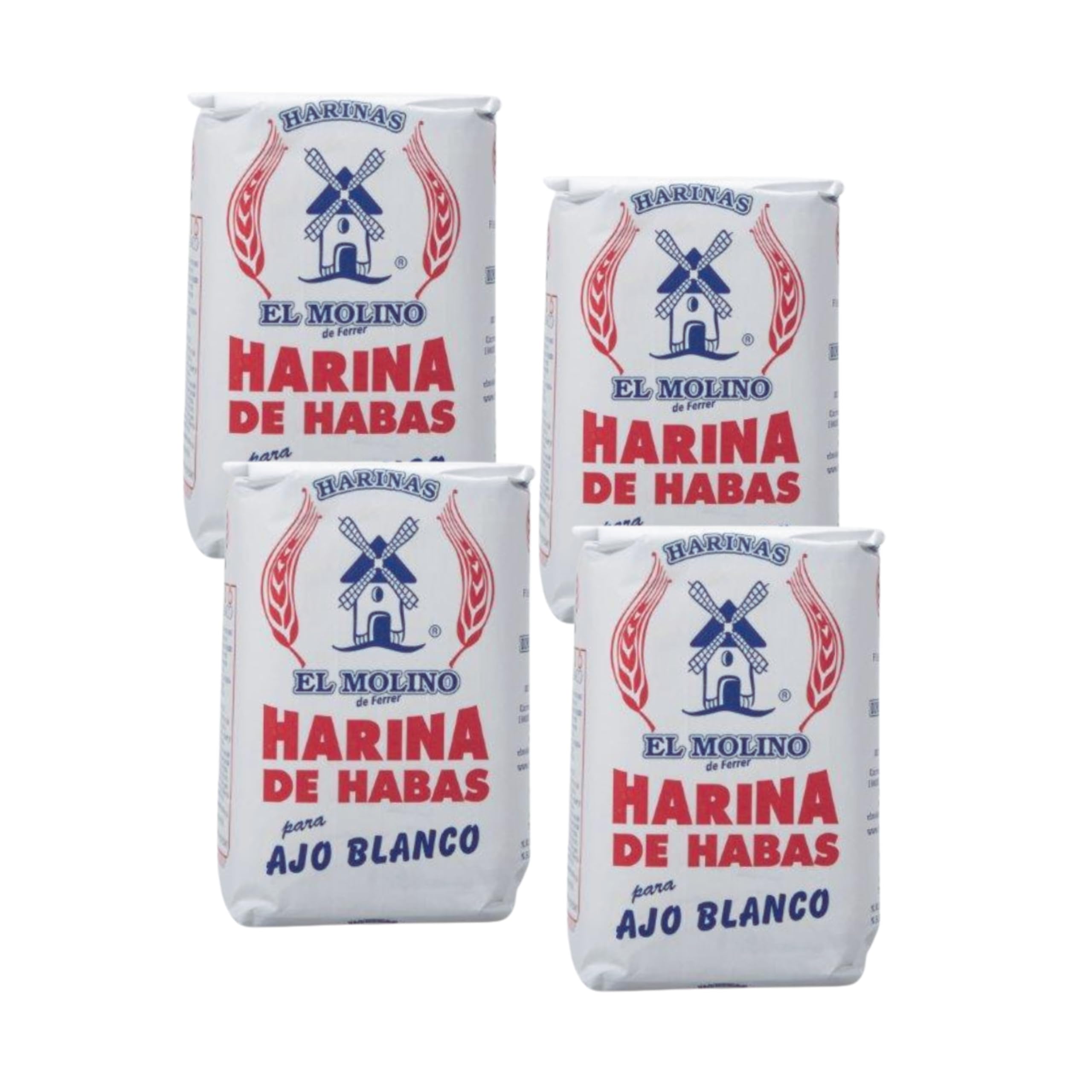 Harina de Habas Natural para Freír y Ajoblanco · El Molino 100% Legumbre · Bolsa 2Kg · Alta Proteína Vegetal
