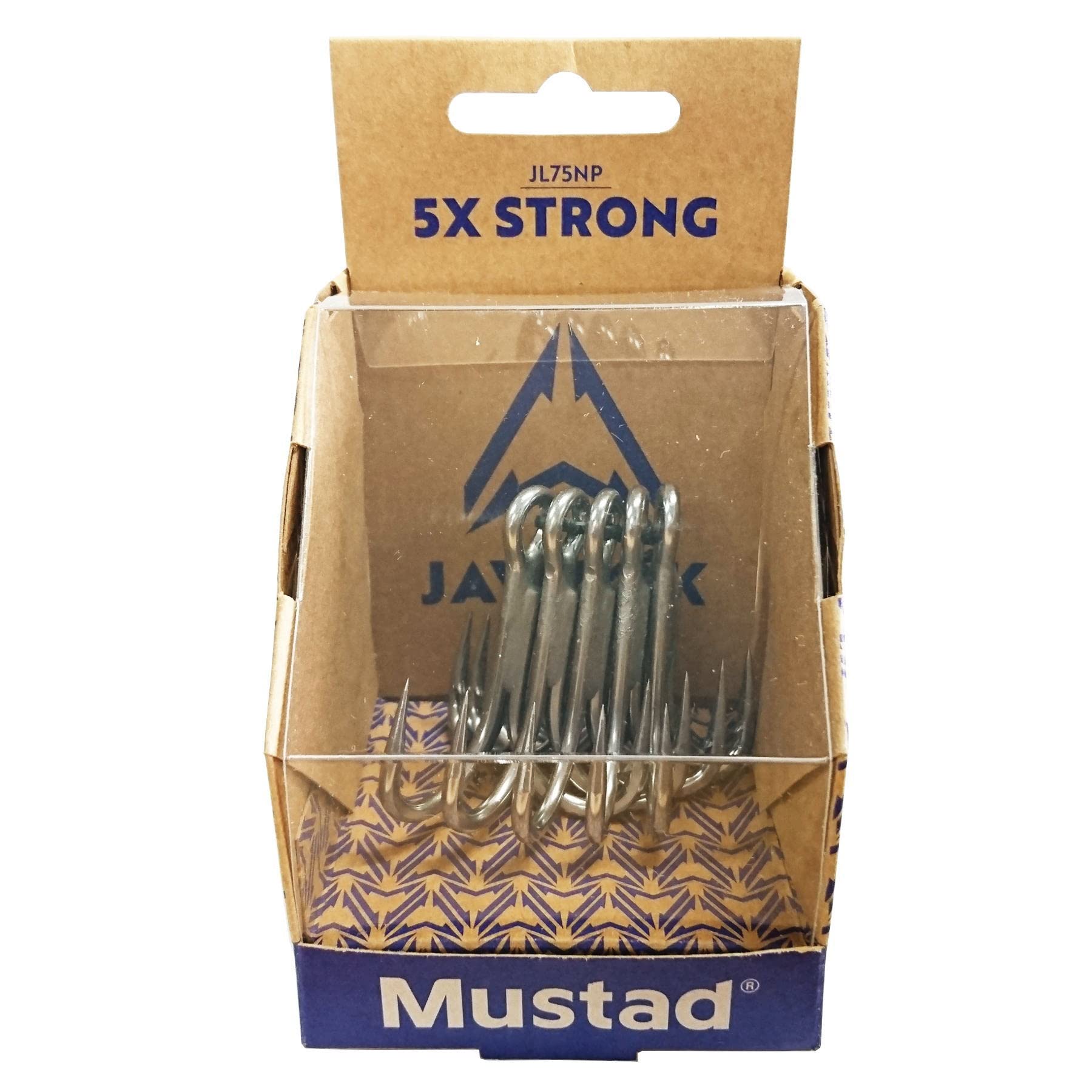 マスタッド(Mustad) Joe Lock Lot de 5 crochets triples solides