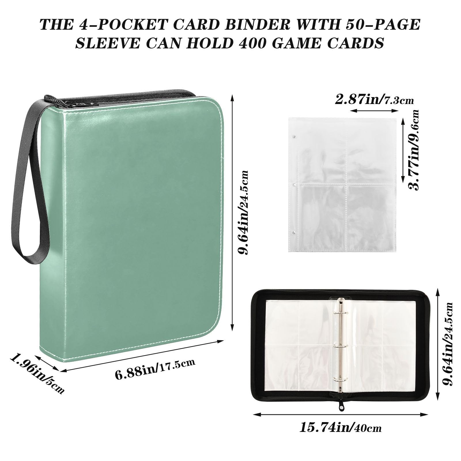その他 Trading Cards KeeKee Binder Hazbin Hotel Trading Cards KEEKEE 9-Pocket Zippered Binder