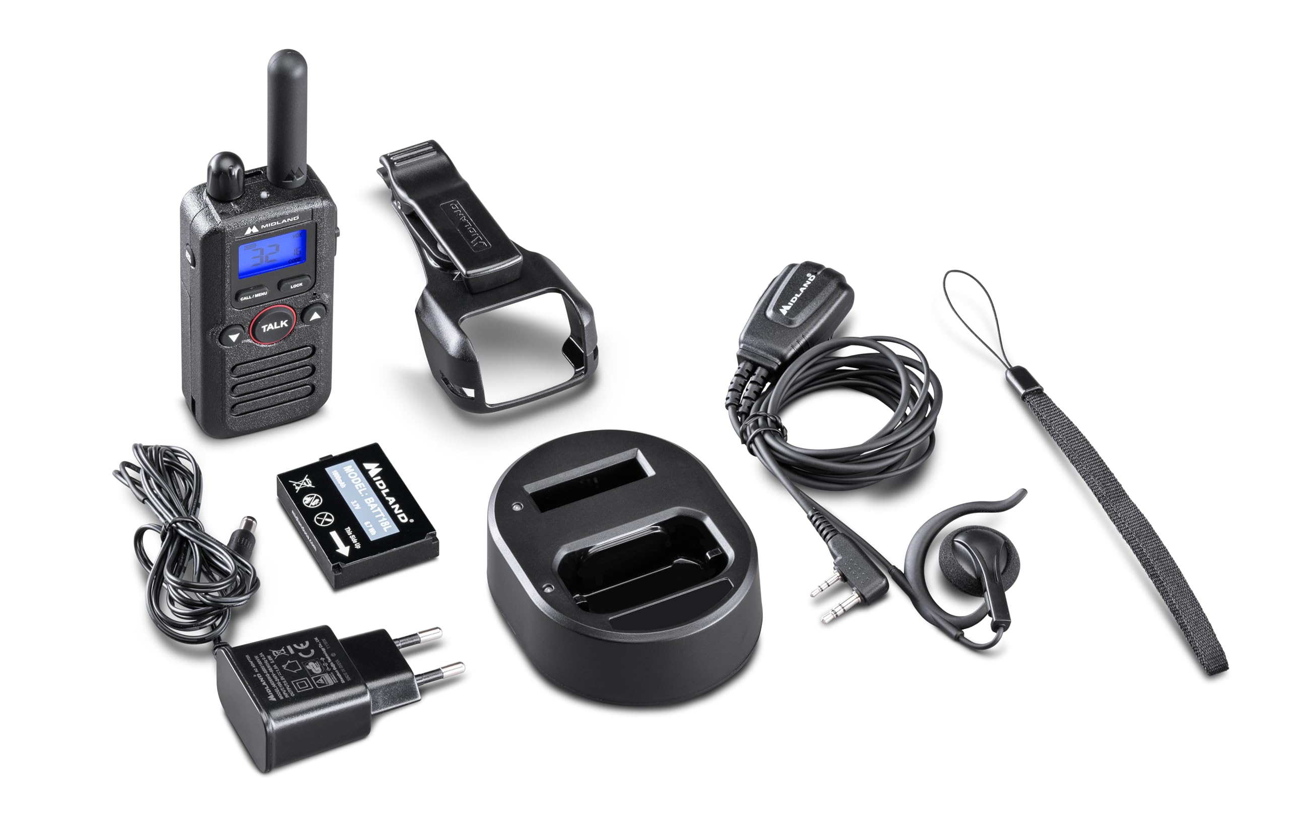 Midland BR180 radio biznesowe, PMR, pojedyncze urządzenie C1625 PMR