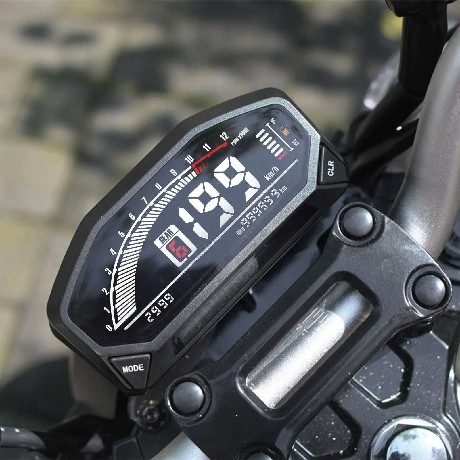 Velocímetro Digital Universal Para Motocicleta