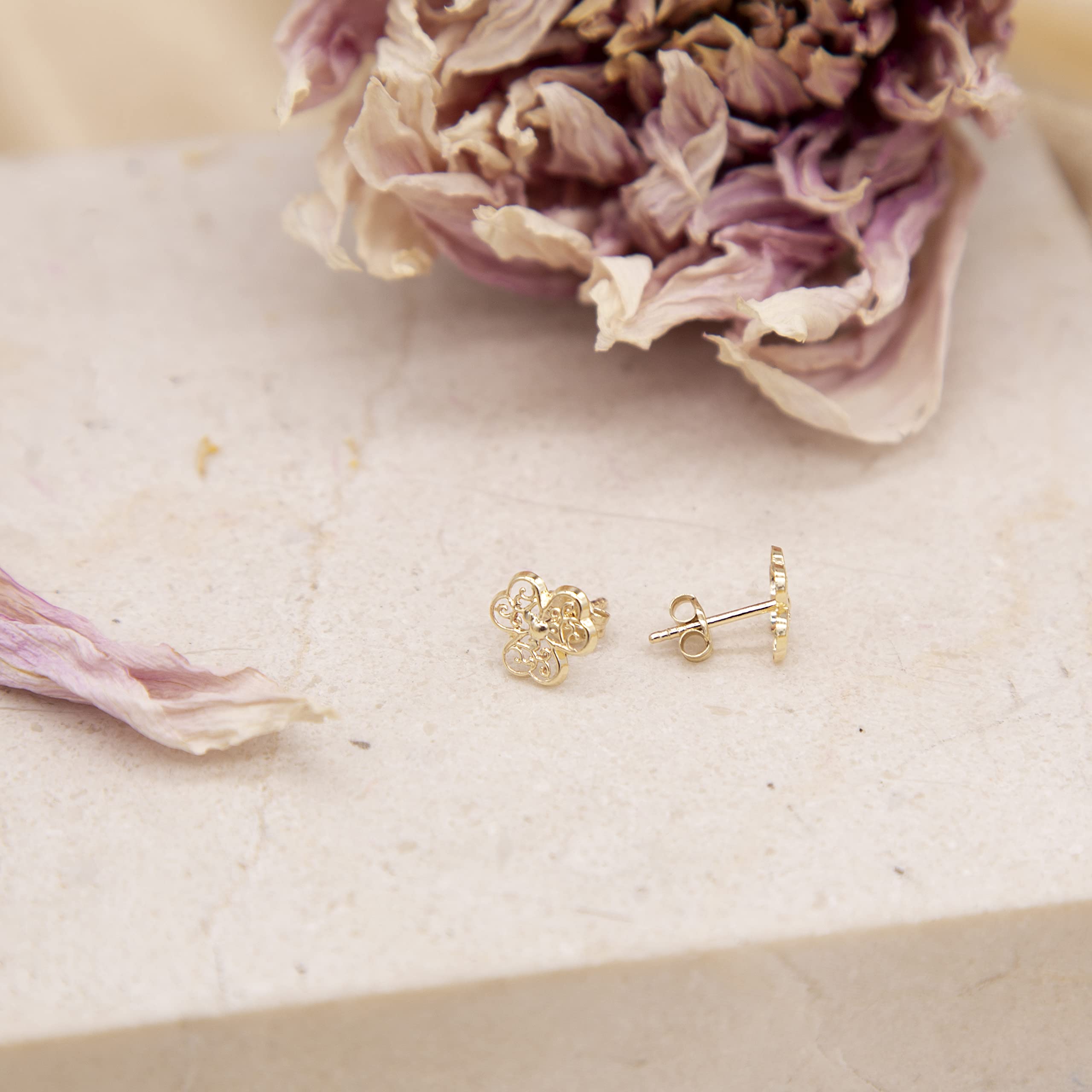 Pendientes de mujer con oro amarillo