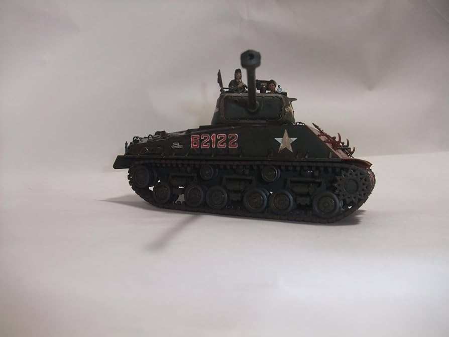 Amazon.co.jp: 完成品 国連軍戦車 朝鮮戦争米軍М4A3E8鬼面