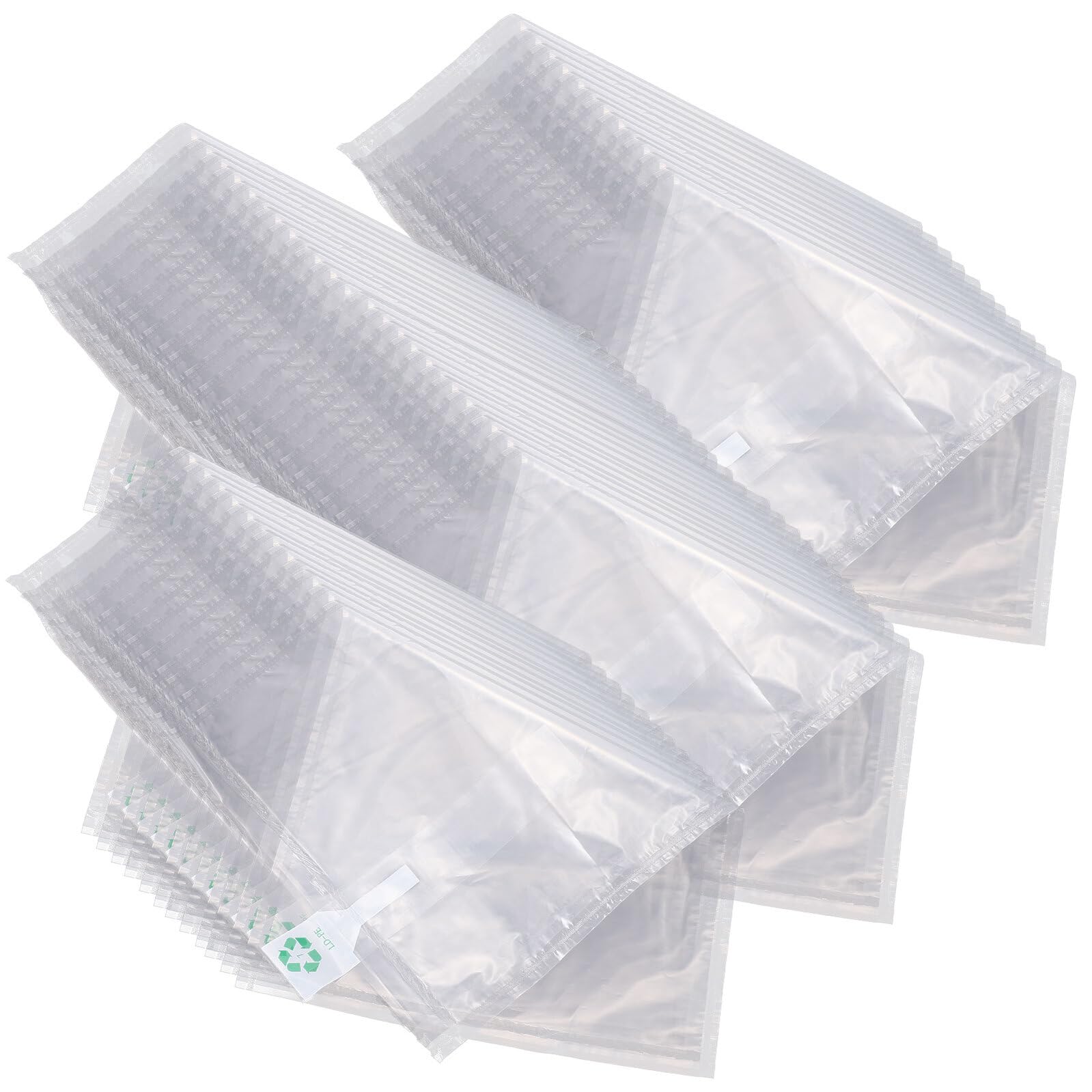 BESTonZON Lot De 100 Paquet Gonflables D’emballage 25x40 Cm En Film Anti-collision, Coussins D’air Légers Et Recyclables Pour Protection Fragile, Calage Sécurisé Pour Expédition Et Emballage