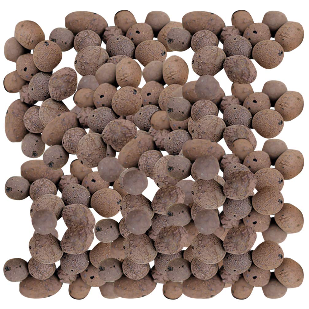 Yarnow 2 Packs Clay Pebbles Grow Media Original Expanded Clay Pebbles Pottery Modeling Clays Horticultural Grade for Soil Hydroponics Aquaponics for Home Garden