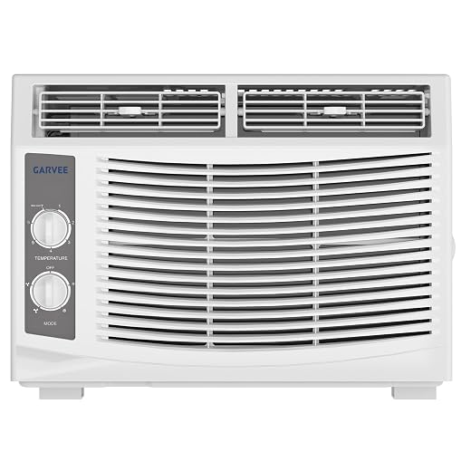 5000 BTU Window Air Conditioner, Cools Up to 150 Sq.ft., 24H Timer, Sleep Mode, Water Self Evaporation, Auto Restart, 3 Cooling & Fan Speeds, Window AC Unit for Bedroom, Office