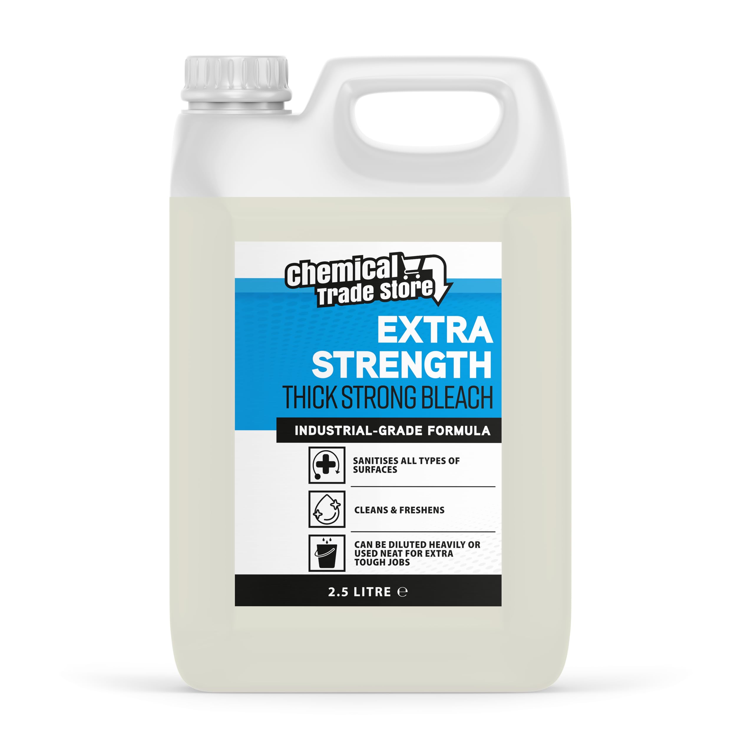Chemical Trade Store - Thick Strong Bleach - 2.5 Litre