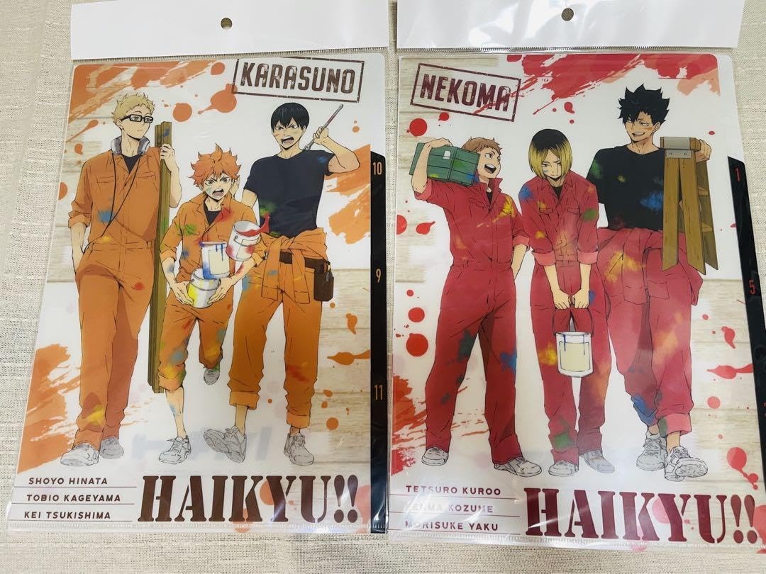 Amazon.co.jp: ハイキュー!!ペイントスーツ3ポケットクリアファイル音