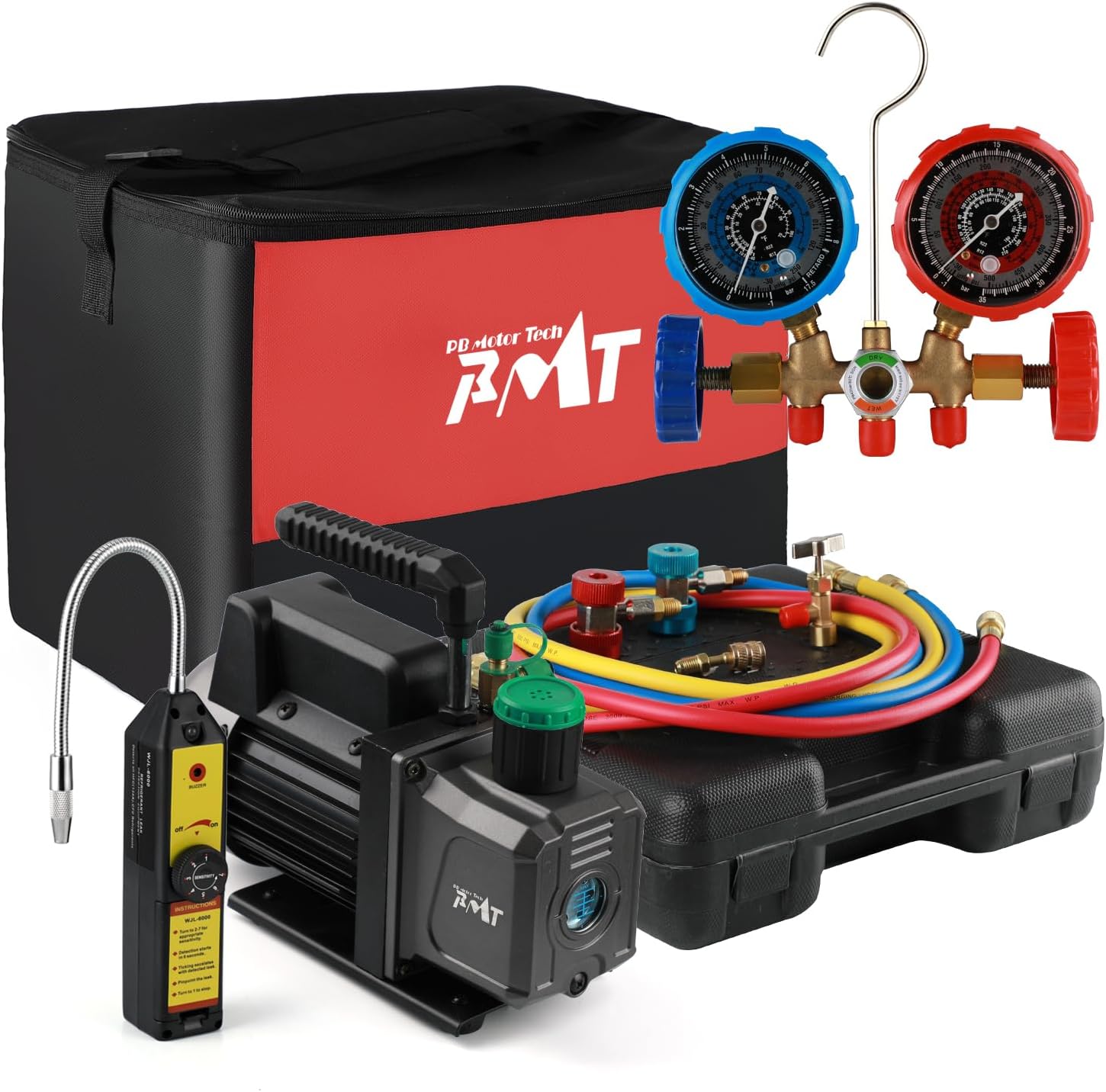 Amazon.com: Orion Motor Tech 4.5cfm 1 Stage HVAC Vacuum Pump for R12 ...