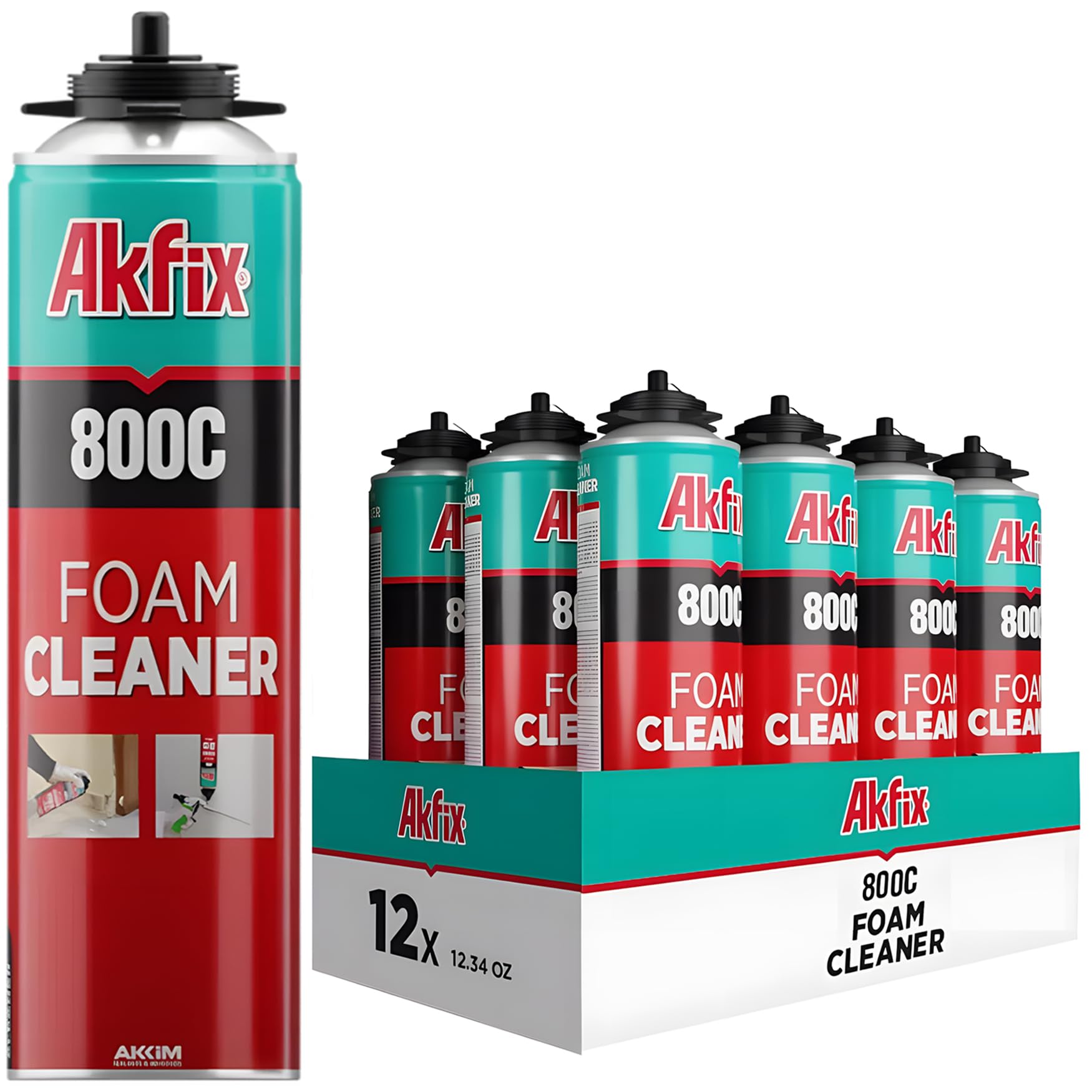 Amazon.com: Akfix 800C Gun Cleaner (12x12.3 oz.) – Solvent-Based